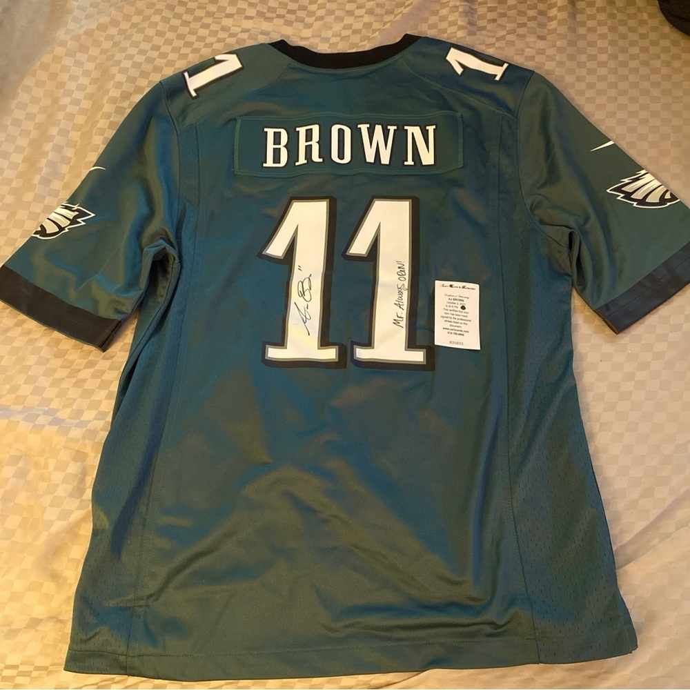 AJ Brown autographed Eagles Jersey 🔥🔥🔥